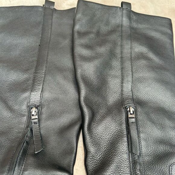 Sam Edelman Prina Women's Black Riding Boots Size 7 Studded Detailing - Picture 13 of 15